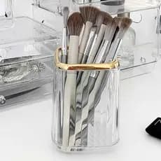 Organizador de maquiagem mesa para pincéis de maquiagem caneta lápis batom
