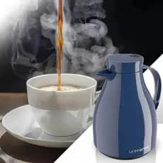 Garrafa Térmica Bule com Gatilho Paris 500ML Azul -  Cozinha Café Chá Prático para servir
