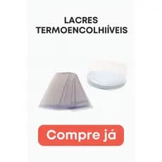 50x Lacre Termoencolhivel 74mm Para para Vela | Porta Vela Aromática | Velas Aromáticas Perfumada