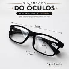 Óculos de Leitura Com Grau Emborrachado Presbiopia Unissex Masculino e Feminino Tendência
