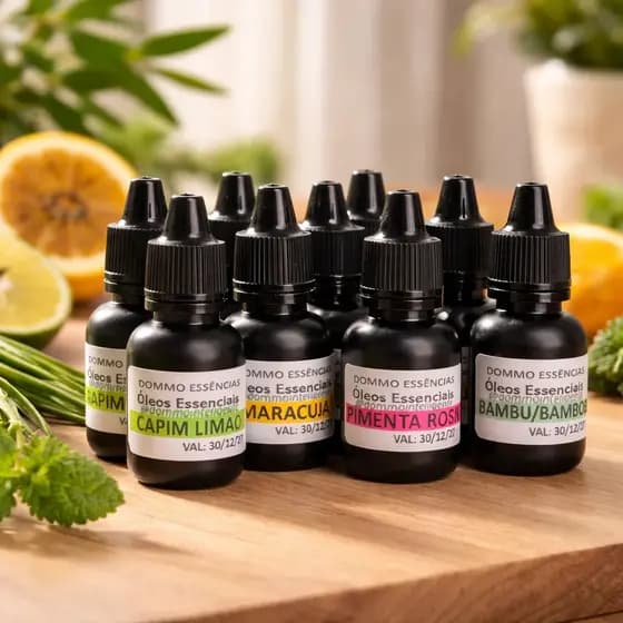 ÓLEOS ESSÊNCIAS | Lavanda | Eucalipto | Citronela | Menta | Canela | Bambu | Melancia | Canela