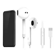 Fone de Ouvido fio Tipo-C Premium Compatível Motorola.a Samsumg.g e i.Phonee 15 ao 17 | Branco
