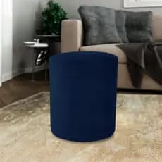 Puff Narciso Cilindro Live Banqueta Multiuso Para Sala e Quarto Pés Antiderrapantes Veludo Premium - Cores