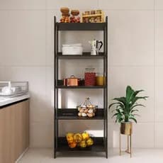 Armário de Cozinha Compacto Movlar 5 Prateleiras - Mod.0703 - Preto