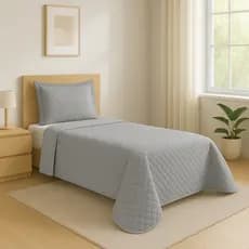 KIT COBRE LEITO 2 PEÇAS SOLTEIRO MATELADO ULTRASSÔNICO CORES VARIADAS