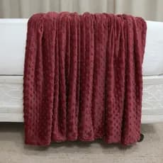 Manta Cobertor Queen Fleece Bolinha 2,20x2,40 Casal Grande Macia Quentinha Soft