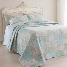 Kit Cobre Leito Casal Bouti Dupla Face Matelassê  3 Peças Porta Travesseiros