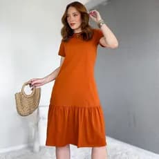 Vestido Midi Algodão Manguinha Com Fendas Super Promoção