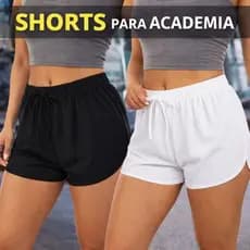 kit 2 short feminino soltinho academia shorts tactel roupa de academia feminina