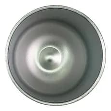 Mini Copo Térmico Cuia 350 ml em Aço Inox com Tampa PRETO