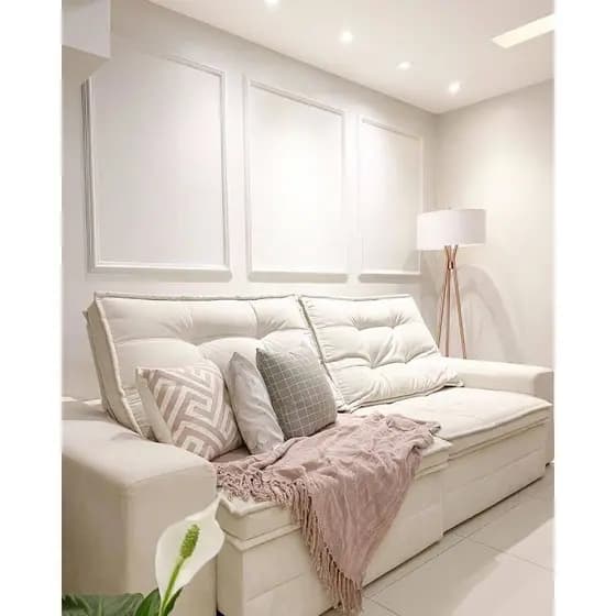3 Kits Moldura Boiserie MDF Autocolante 90x30