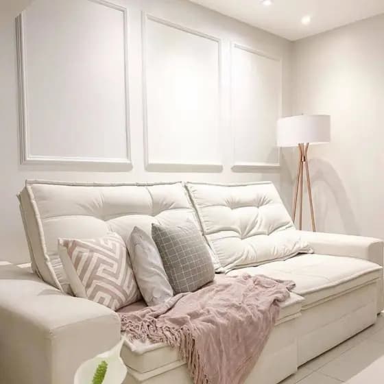 6 Kits Moldura Boiserie MDF Autocolante 1.20x60(3)+60x30(3)