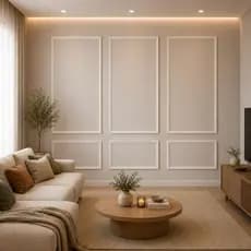 6 Kits Moldura Boiserie em MDF Autocolante
