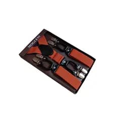 Suspensório Masculino Elegante Luxo com Clips Reforçados