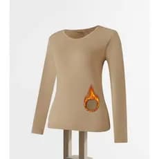 Blusa Térmica Feminina Forrada Peluciada Inverno Intenso