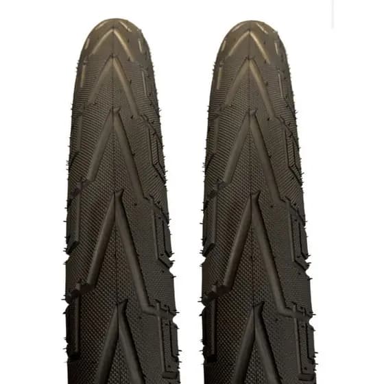 Par Pneus Bicicleta Aro 26x1.95 Cinborg Irado Tour Urbano Preto