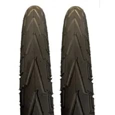 Par Pneus Bicicleta Aro 26x1.95 Cinborg Irado Tour Urbano Preto