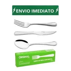 Jogo Garfo Faca Colher  Inox  36 Pecas Restaurante Buffet Faqueiro / Talheres