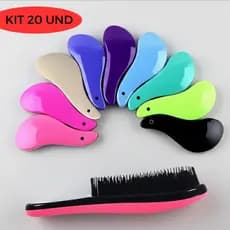 Kit 20 - Escovas Mágicas pra cabelo - Anti Frizz - De Desembaraçar Cabelo
