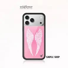 Wildflower Angel Baby Capa De Telefone De Luxo Para IPhone17Air 17 16 15 14 13 12 Pro Max Plus Soft Side Silicone Anti D