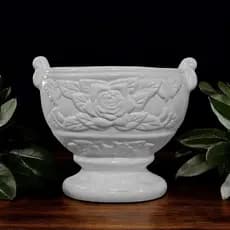 Taça Flor Unitária Cerâmica Decoração Vaso Para Arranjos Artificiais Diversas Cores