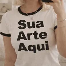 Camisa Feminina Baby Tee Personalizada com Sua Arte T-shirt Vintage Y2K estética BabyLook