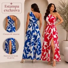 Vestido Feminino Estampado festa casual elegante madrinha casamento 36 ao 44