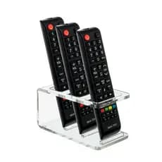 Organizador Suporte Porta Controle Sala Remoto Flutuante Acrílico Decoração