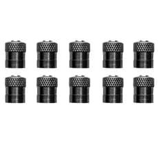 Kit Com 10 Tampa Metálica Carro Moto Caminhão Cromada Reforçada