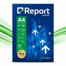 PAPEL REPORT PARA IMPRESSÃO 210MM X 297MM 75G A4, FAÇA SUAS IMPRESSÕES COM QUALIDADE REPORT