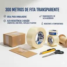 CX DE FITAS COM 7X6 = 42UN DE FITAS PARA EMBALAGENS- EMBALE COM SEGURANÇA