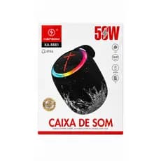 CAIXA DE SOM 8881 KAPBOM ALTA PERFORMANCE EM QUALIDADE SONORA PRÁTICA E PORTÁTIL