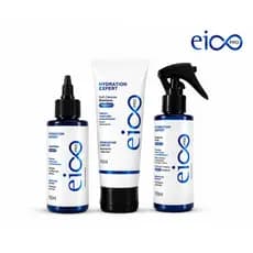 kit Hydration Expert da eico PRO, voltado para cabelos ressecados e desidratados. *KIT COM 3 ITENS*