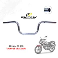 Guidão Bike / Moto CG Fan Titan Start 125 150 160 14 a 21 Modelo Original Pro Tork