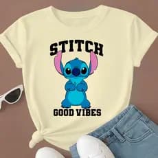 Camiseta ST1TCH Good Vibes **PREMIUM** 100% Algodão **ENVIO 10H** Oferta Especial Loja Camisetei 💙✨