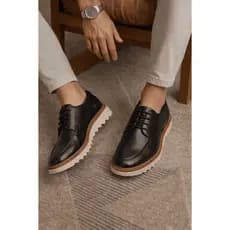 Sapato Masculino Social Vérez Couro Sintético Elegante E Durável