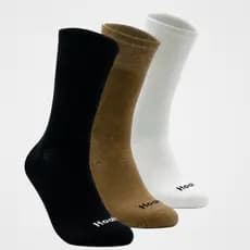 Meia Casual Cano Longo Com Punho Largo Hoahi Algodão Masculina - Kit 6 ou 3  Pares