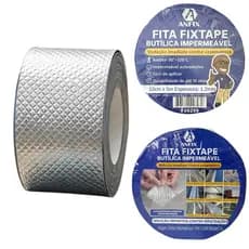 Fita Butílica 10cmx5m Adesiva Vedação Imediata À Prova D'água Super Resistente  Multiuso Fixtape