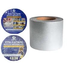 Fita Butílica 15cmx5m Adesiva Vedação Imediata À Prova D'água Super Resistente  Multiuso  Fixtape