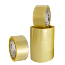 Fita Transparente Adesiva Reforçada Durex 45mmx100 metros - kit 5 Rolos