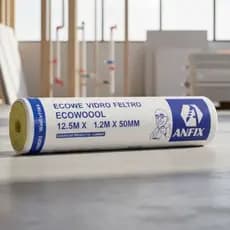 Lã De Vidro Isolamento Térmico E Acústico 50mm Rolo 15m2 Termoacústica- 1 Und Por Compra