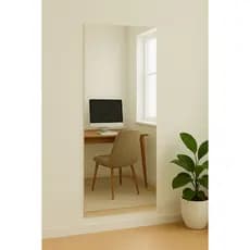 Espelho 100x70 Grande Lapidado Para Quarto/Sala/Banheiro Barbear Maquiagem Penteadeira Decorativo