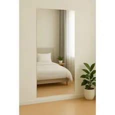 Espelho 110x60 Grande Lapidado Para Quarto/Sala/Banheiro Barbear Maquiagem Penteadeira Decorativo