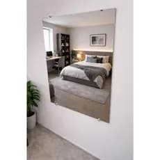 Espelho Grande 100x60cm/ 60x100cm Lapidado De Parede Para Quarto/Sala/Banheiro Penteadeira