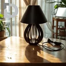 Abajur Bola Luminária Moderna com Cúpula Decoração Sala Cozinha Quarto