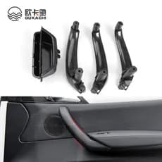 LHD Interior Do Lado Motorista Porta Passageiro Puxar Alça Braço Painel Capa Guarnição Para BMW X3 X4 F25 F26 2010-2016