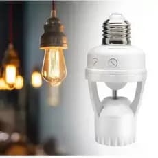Sensor De Presença Com Fotocélula Para Lâmpada Soquete E27