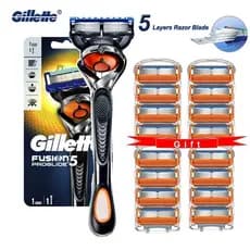 32PCS Fusion 5 Camadas Lâmina De Barbear Substituível