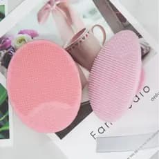 Escovinha Facial Manual Massageadora Macia Limpeza Facial Massagem Suave Rosto ( Silicone )(Monica Fashion)