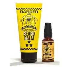 Kit Hidratação Maciez e Brilho Barba Forte Beard Balm Danger 170g + Óleo Barba 30ml